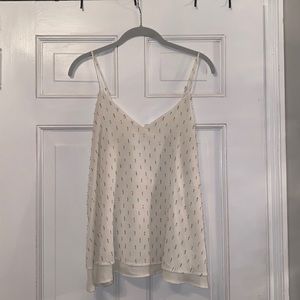 Sam & Lavi White and Gold Tank Top